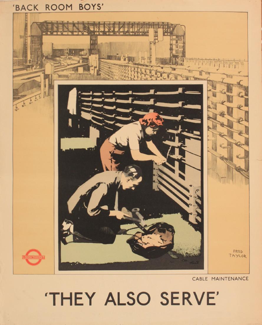 Fred Taylor (1875-1963)  "Back Room Boys " Cable (1 of 1)