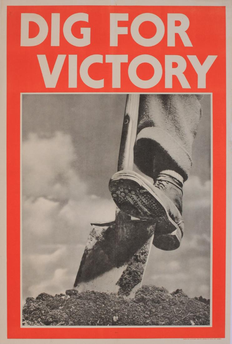Dig For Victory , original WW2 poster printed for HMSO (1 of 1)