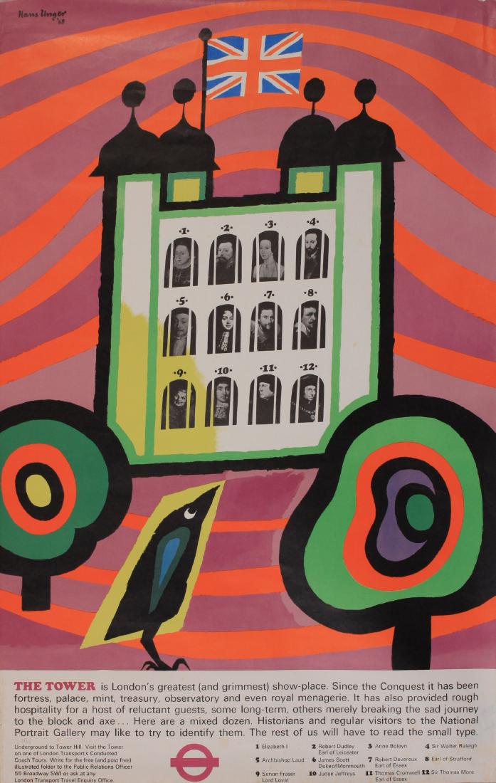 Hans Unger (1915-1975) The Tower , original poster (1 of 1)
