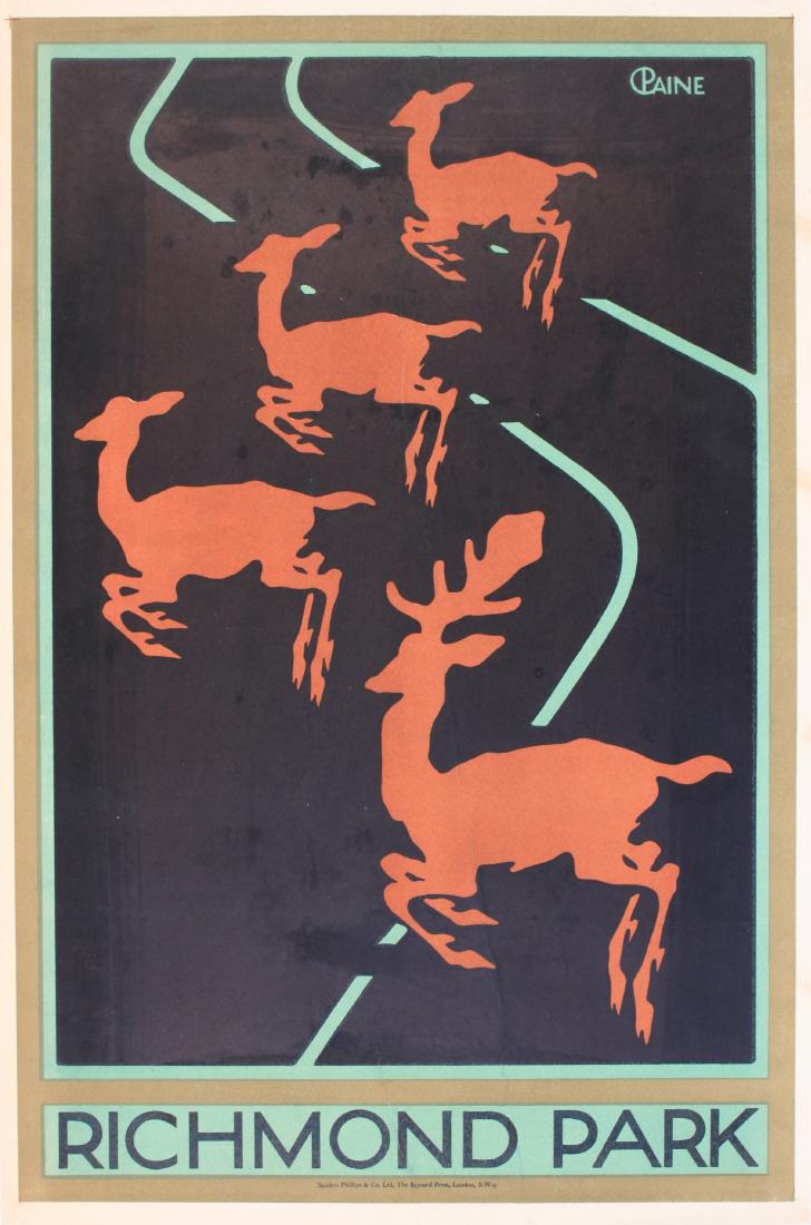 C Paine (Charles 1895-1967) Richmond Park , original (1 of 1)