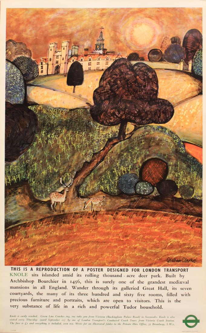 Graham Clarke (b.1941) Knole , original poster printed (1 of 1)