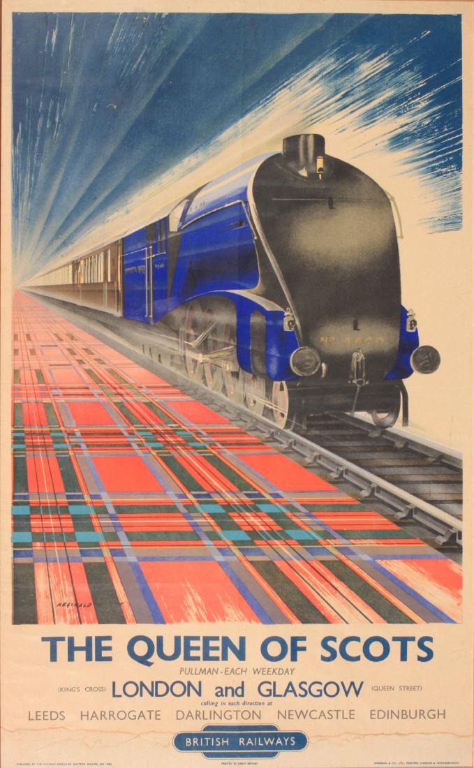 Reginald Mayes (1900-1992) The Queen of Scots ,: Reginald Mayes (1900-1992) The Queen of Scots , original poster printed for RE(ER) by Jordison c. 1947 - 102 x 64 cm