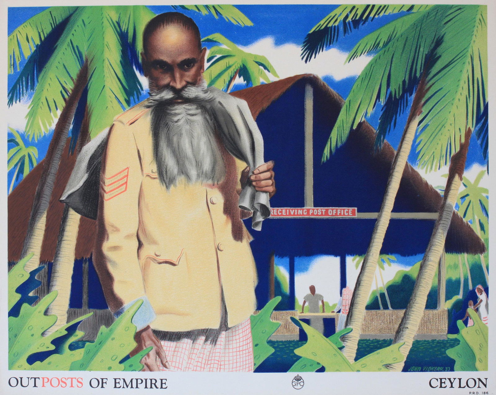 John Vickery (1906-1983) Outposts of Empire Ceylon (1 of 1)