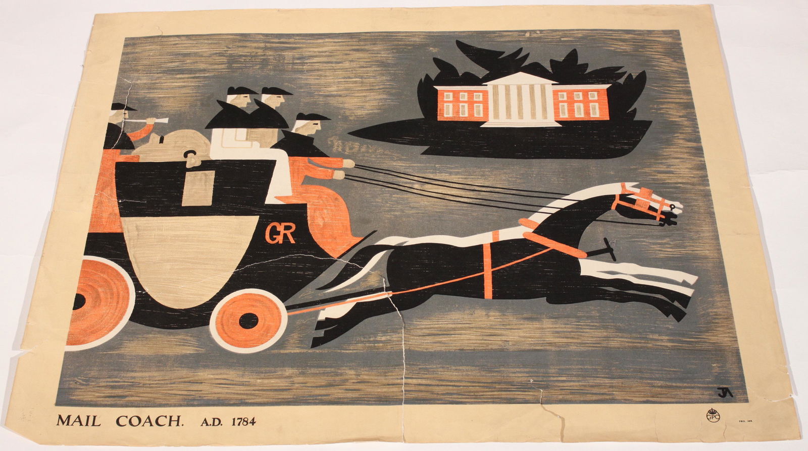 John Armstrong (1893-1973) Royal Mail AD 1784 original (1 of 1)