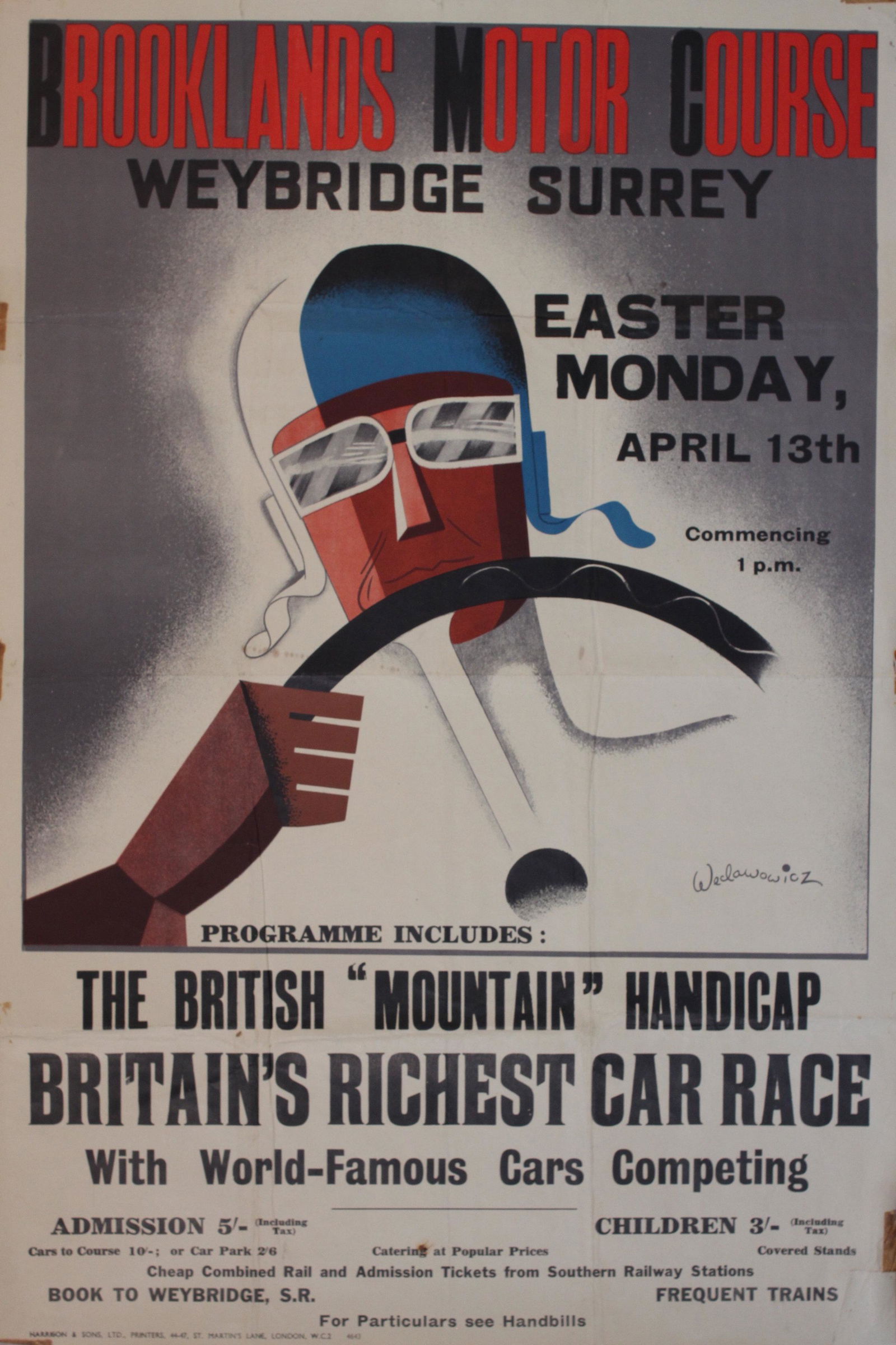 Weclawowicz (Henry aka Wekla fl.1930's) Brooklands (1 of 1)