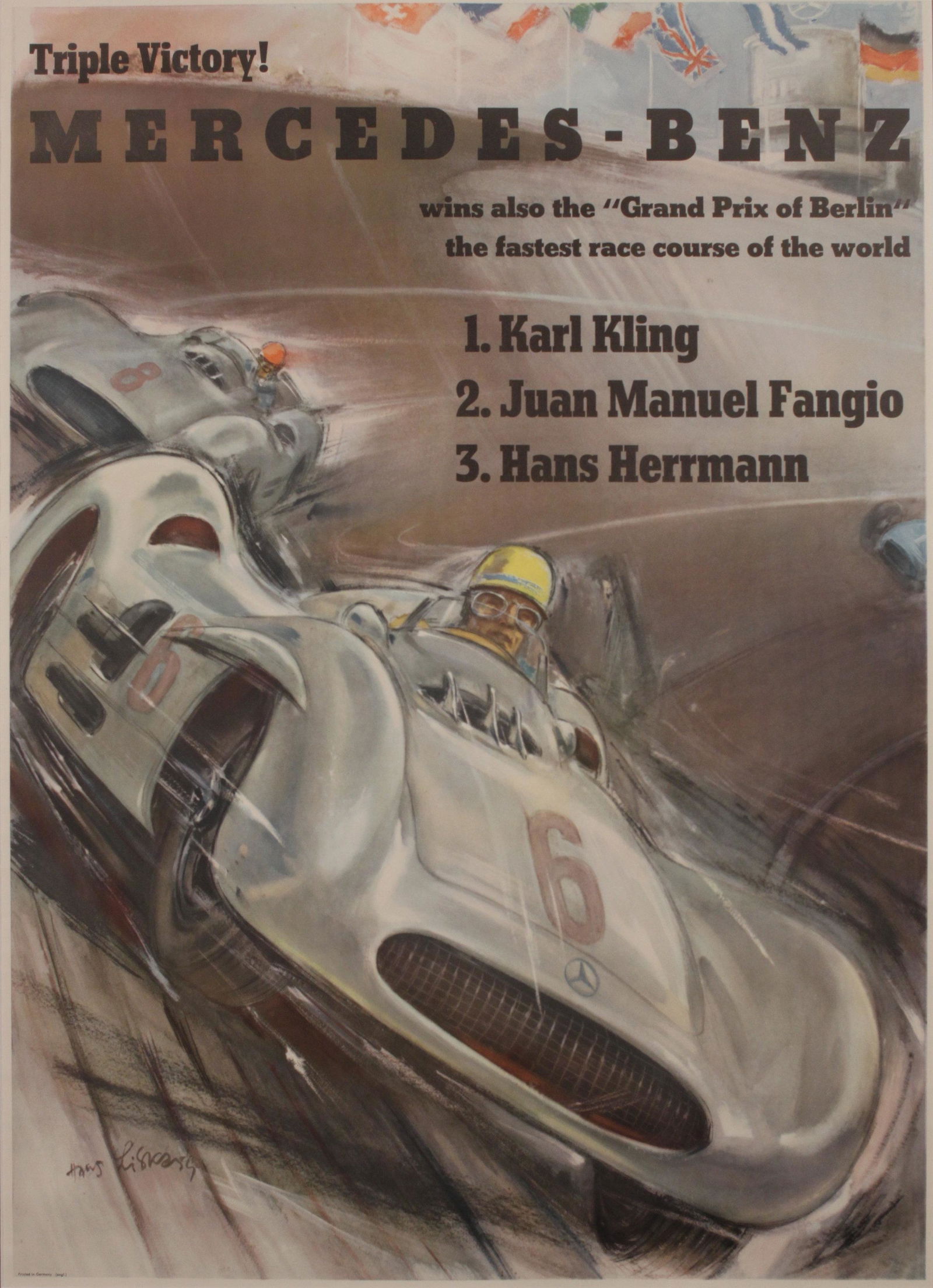 Hans Liska (1907-1983) Mercedes-Benz Fangio (1 of 1)