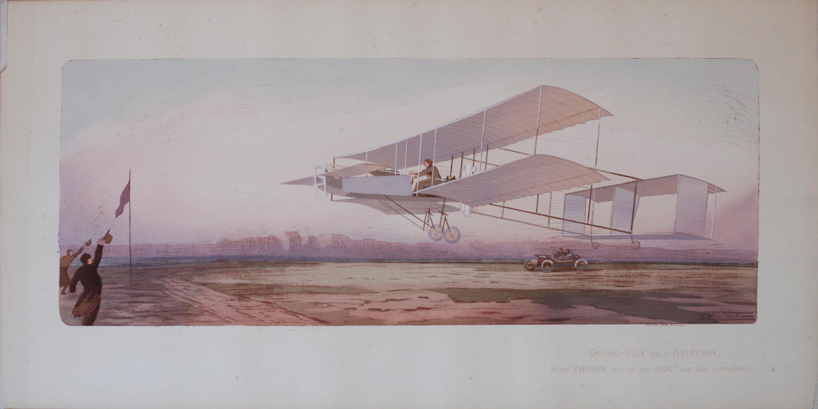 E Montaut (Ernest 1878-1909) Grand Prix de l' Aviation (1 of 1)