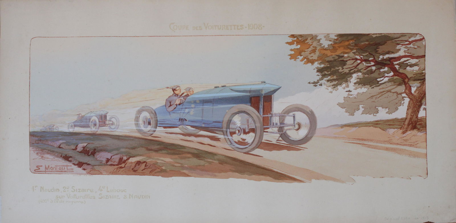 E Montaut (Ernest 1878-1909) Coupe des Voiturettes (1 of 1)