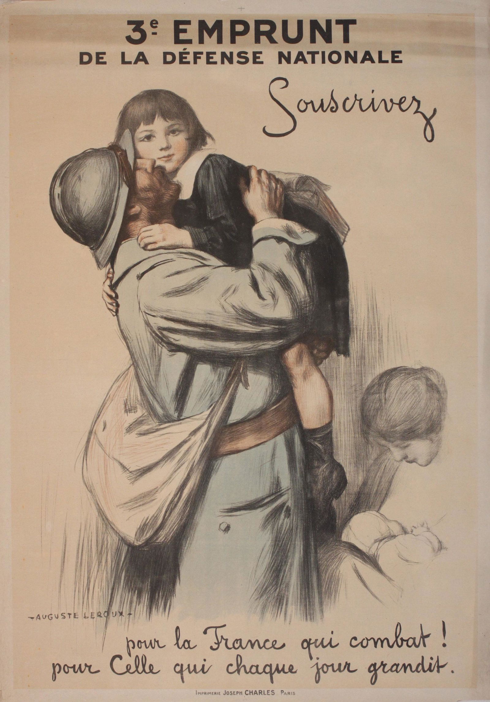 Auguste Leroux (1871-1954) 3e Emprunt de la Defence (1 of 1)
