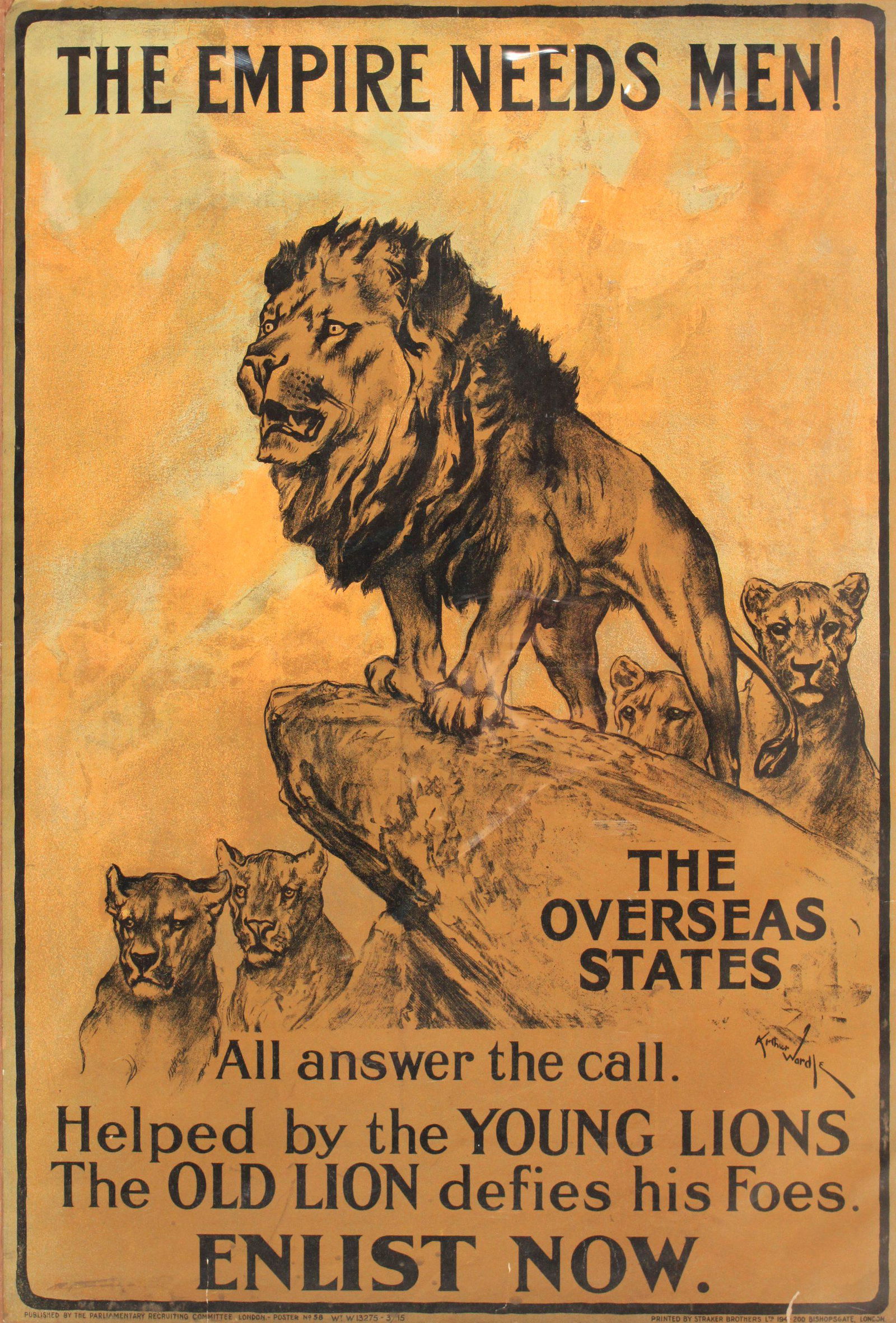 Arthur Wardle (1864-1949) The Empire Needs Men! (1 of 1)