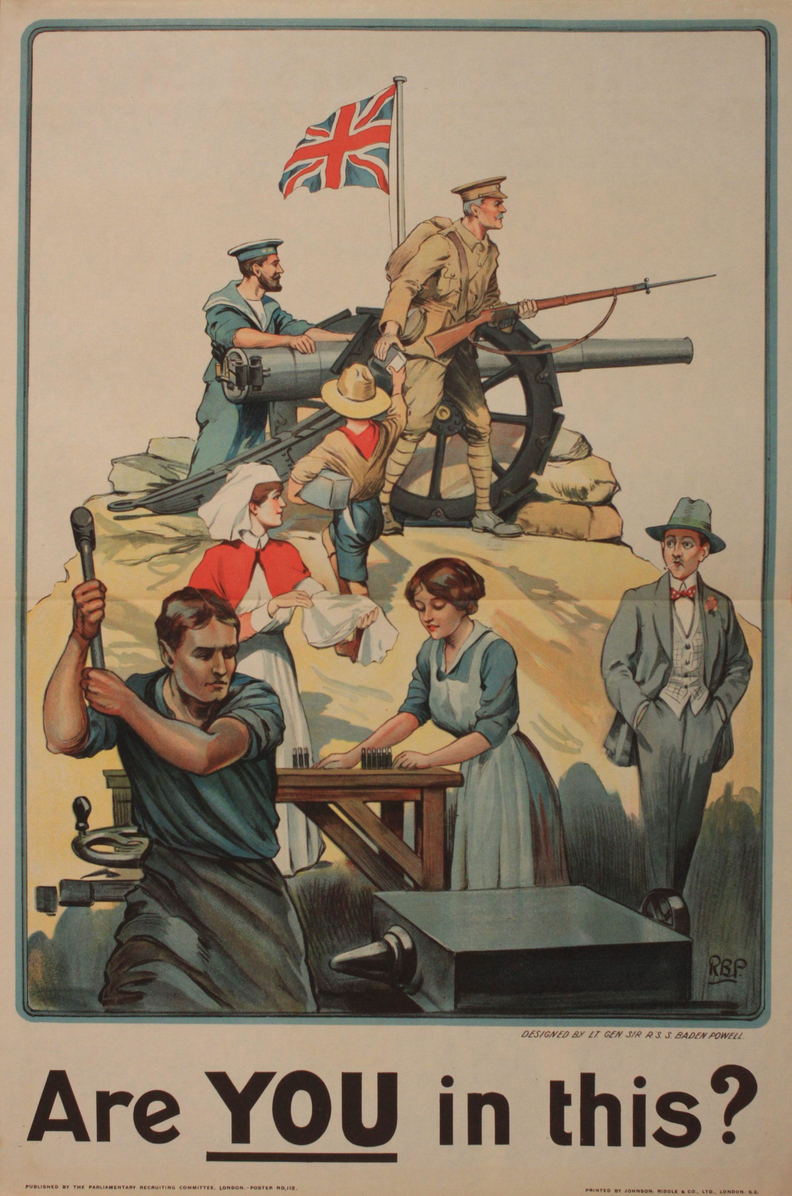 Robert Baden-Powell (1857-1941) Are YOU in this ? (1 of 1)