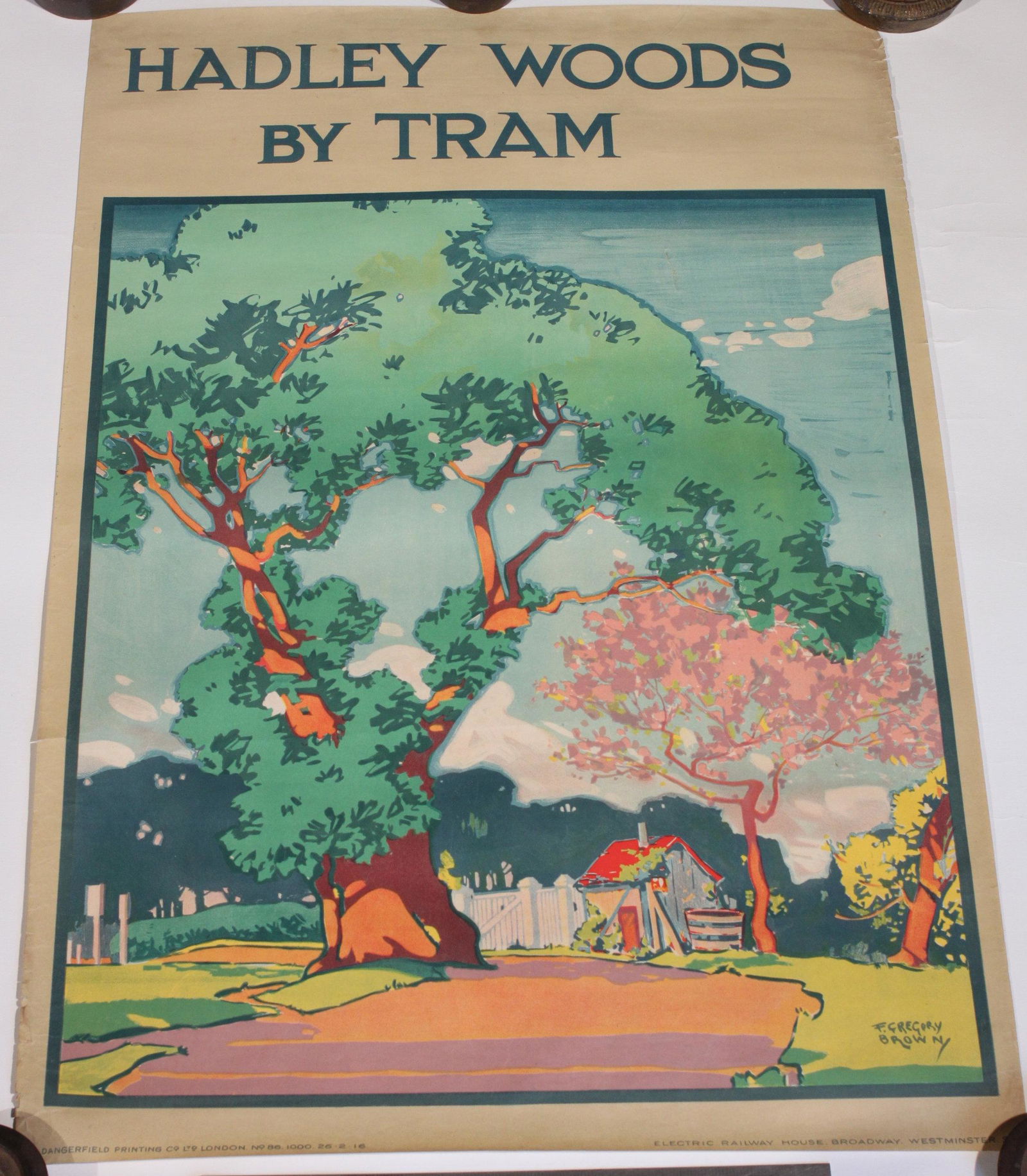 F Gregory Brown (1887-1951) Hadley Woods by Tram (1 of 1)