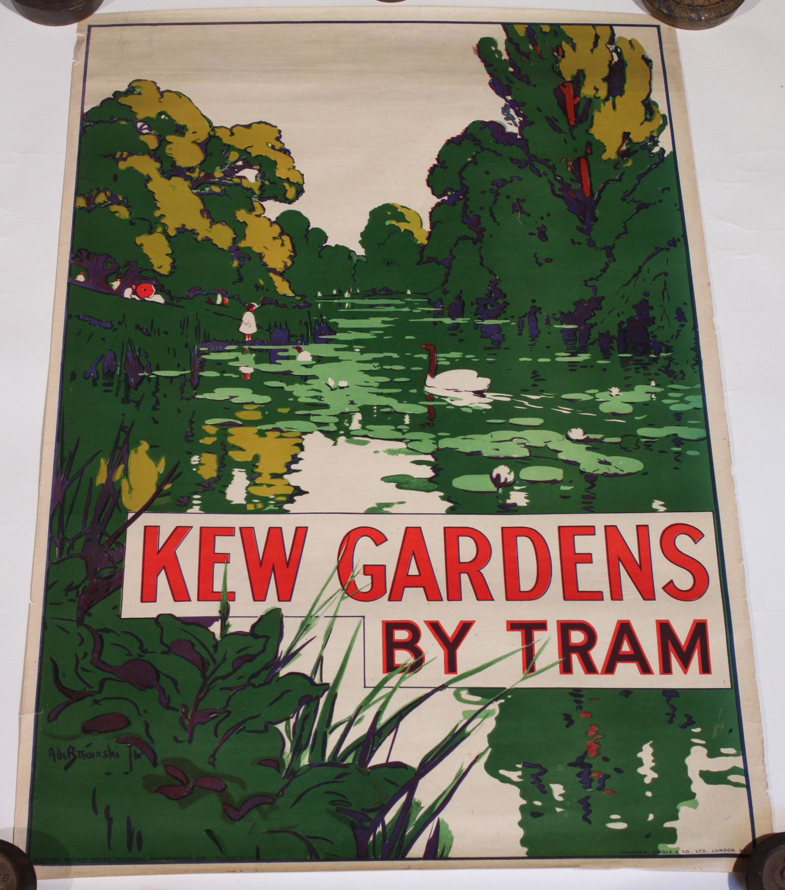 A de Breanski (Alfred 1877-1957) Kew Gardens by Tram (1 of 1)