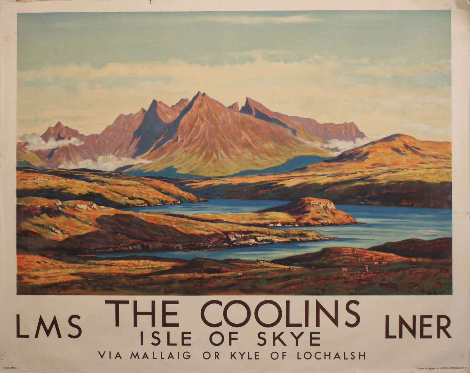 W Douglas Macleod (William 1892-1963) The Coolins Isle (1 of 1)