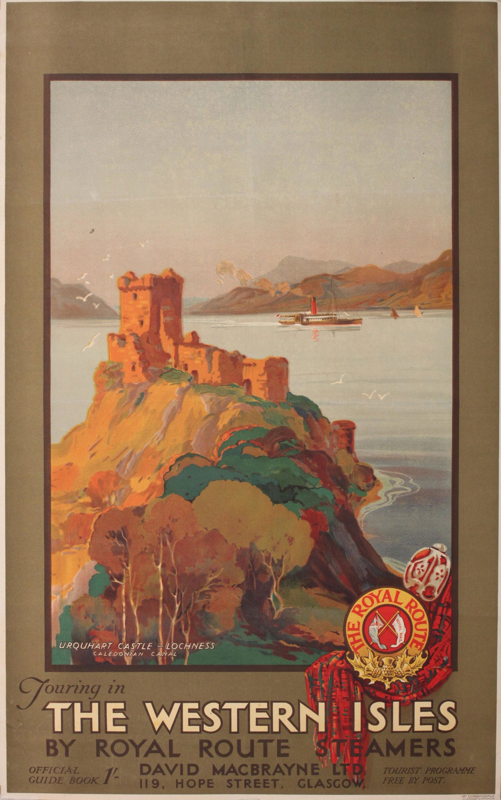 Tom Gilfillan (fl. 1930's) Urquhart Castle - Lochness (1 of 1)