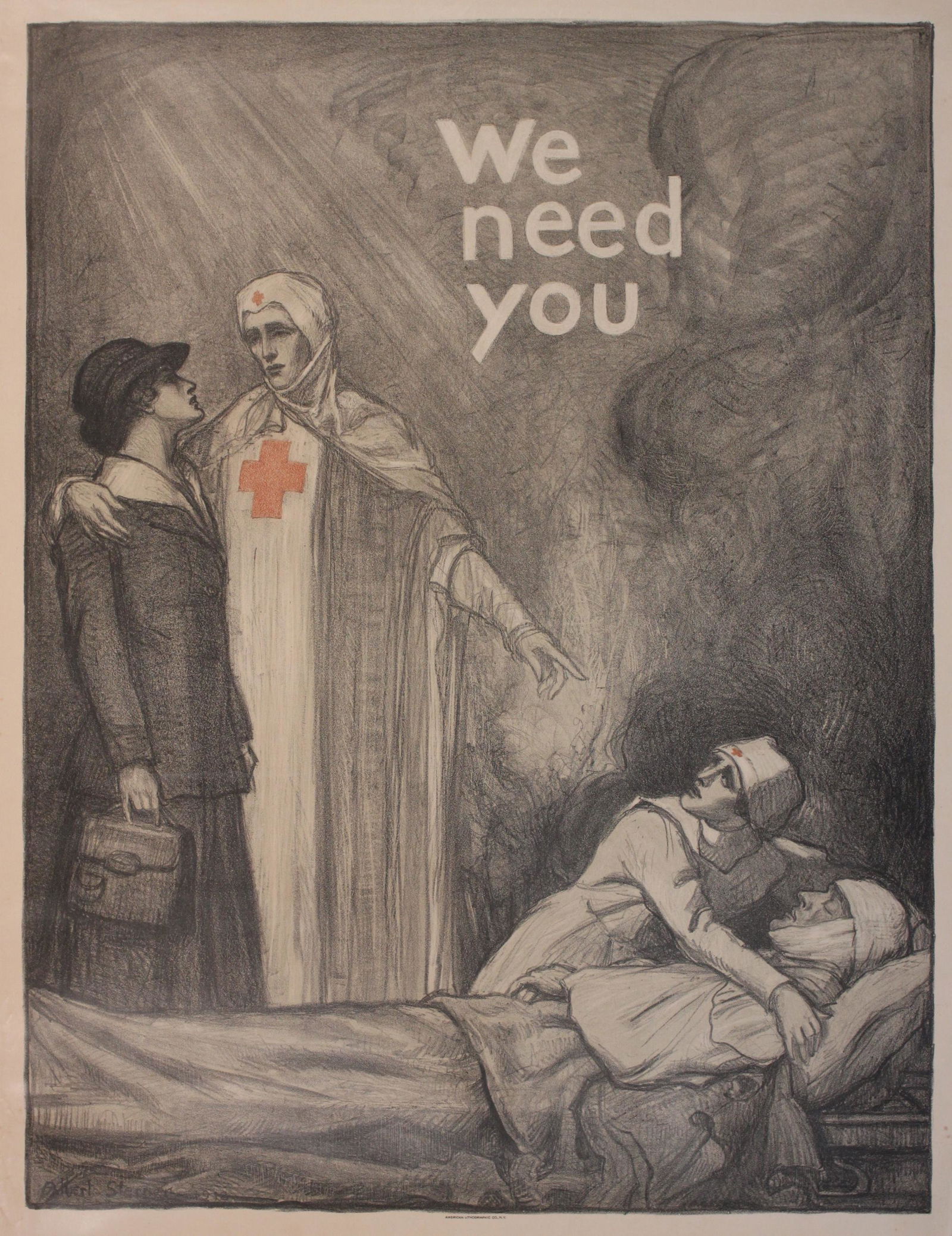 Albert Sterner (1863-1946) We Need You, original poster (1 of 1)