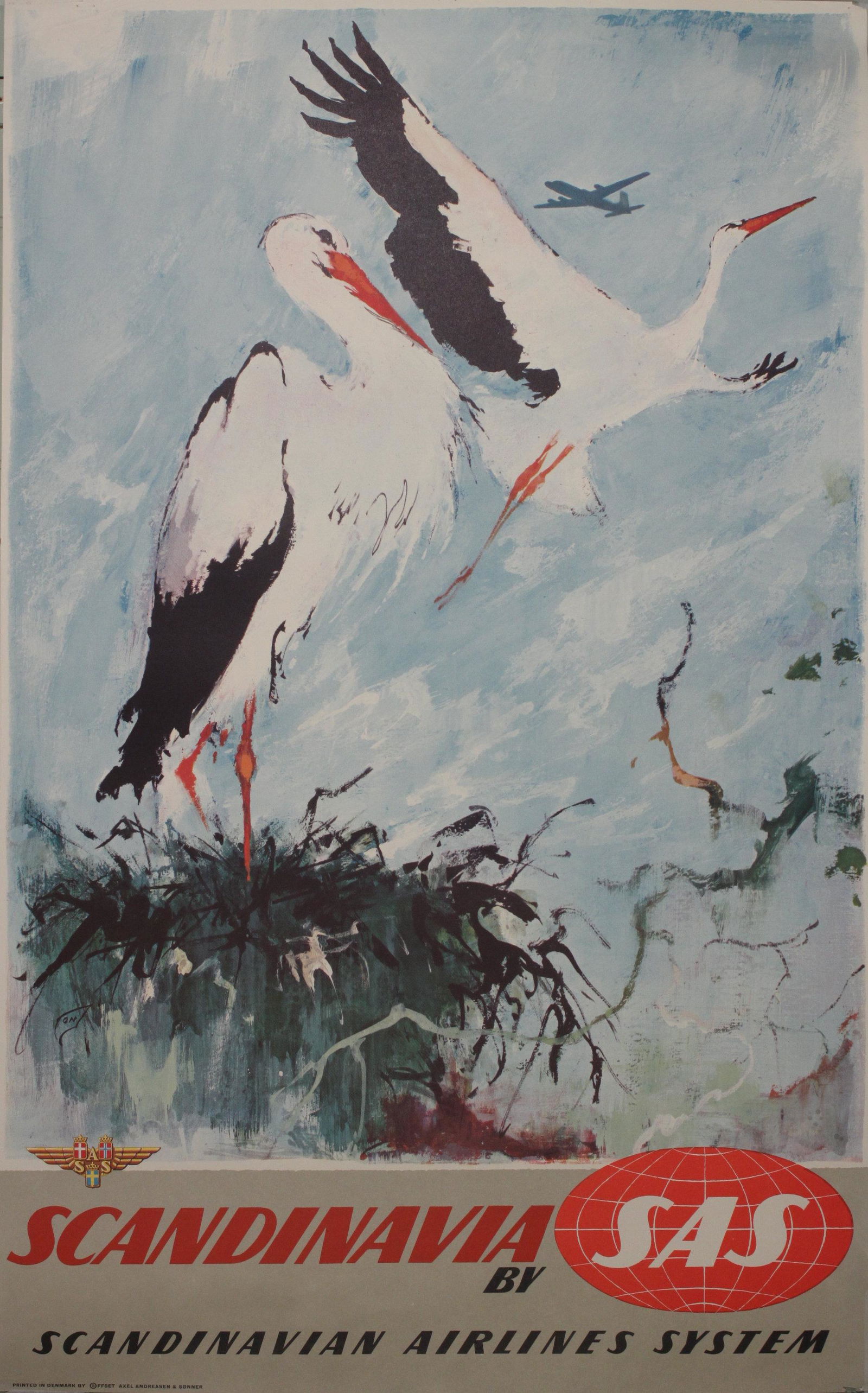 Otto Nielsen (1877-1959) Scandinava by SAS, original (1 of 1)