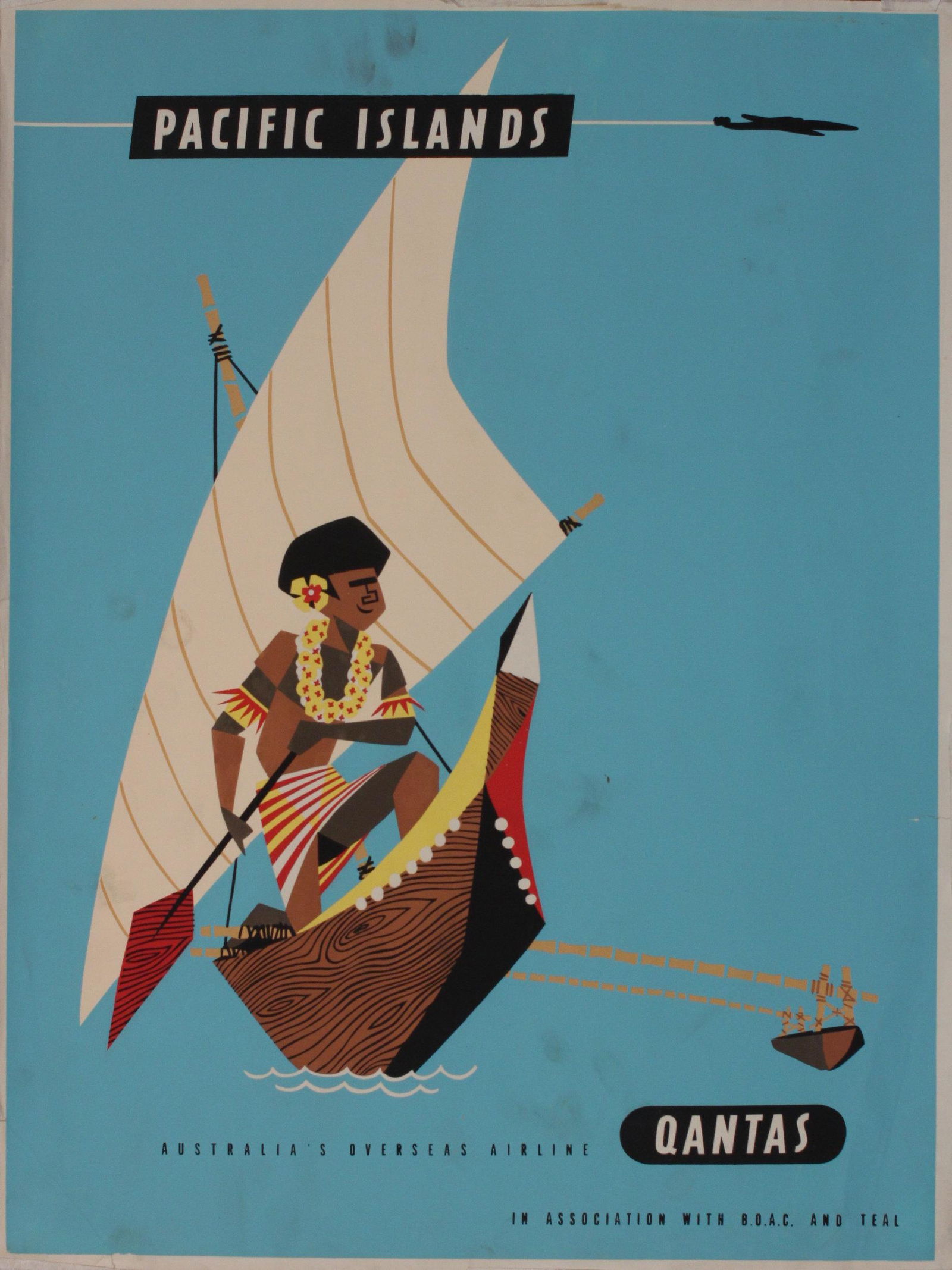 Harry Rogers (Aust., 1929-2012) Pacific Islands Qantas (1 of 1)