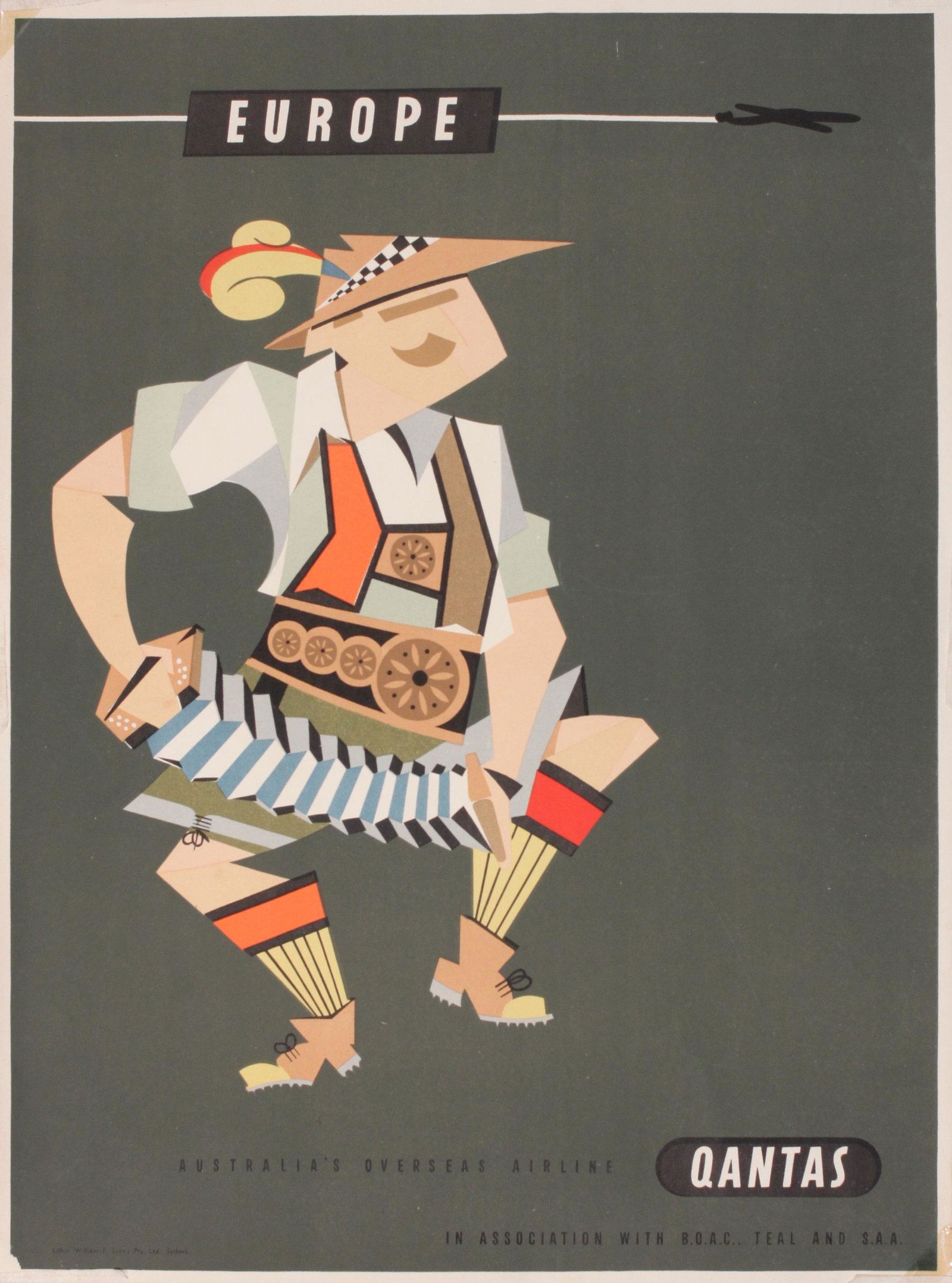 Harry Rogers (Aust., 1929-2012) Europe  Qantas in (1 of 1)