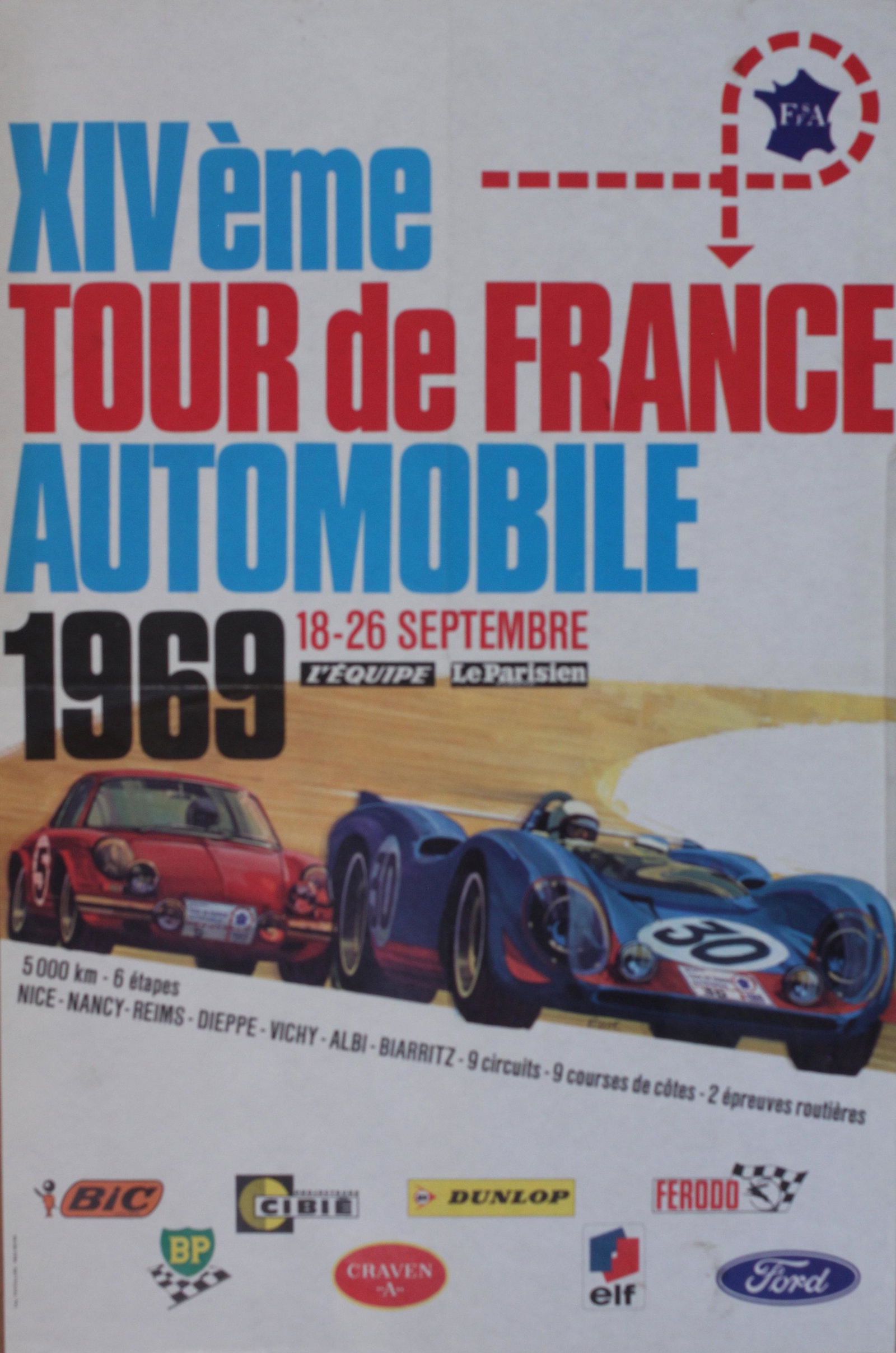 XIV and XVI Tour de France Automobile, Septembre 1969 (1 of 1)