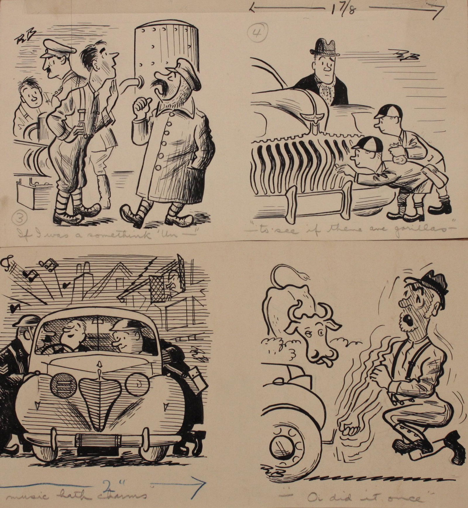 Brockbank (Russell 1913-1979) Thin ice, Buried in a (1 of 2)