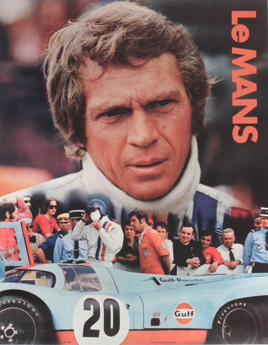 Le Mans Steve McQueen, original colour lithographic (1 of 1)