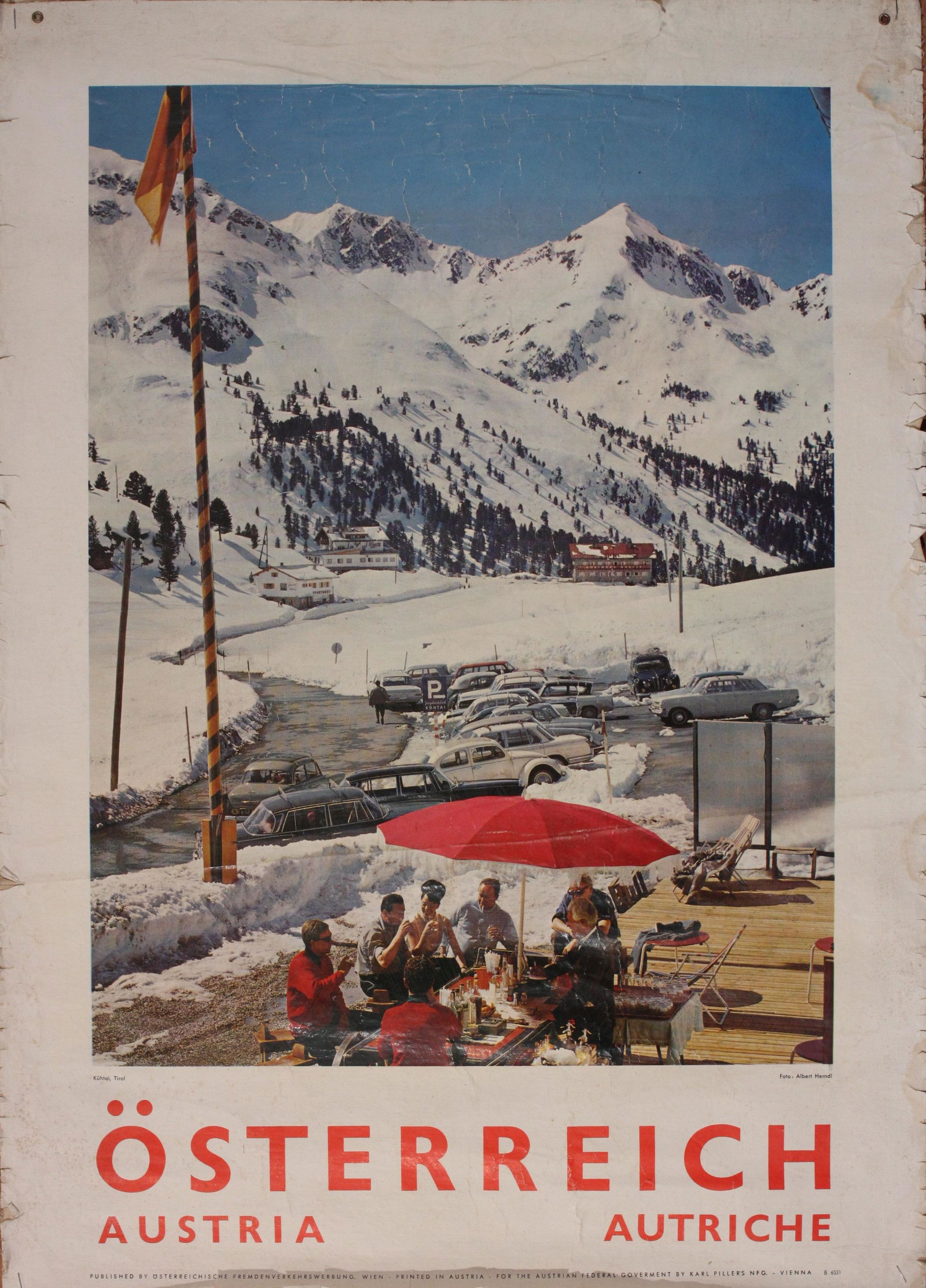 Osterreich Austria, original colour photographic poster (1 of 2)