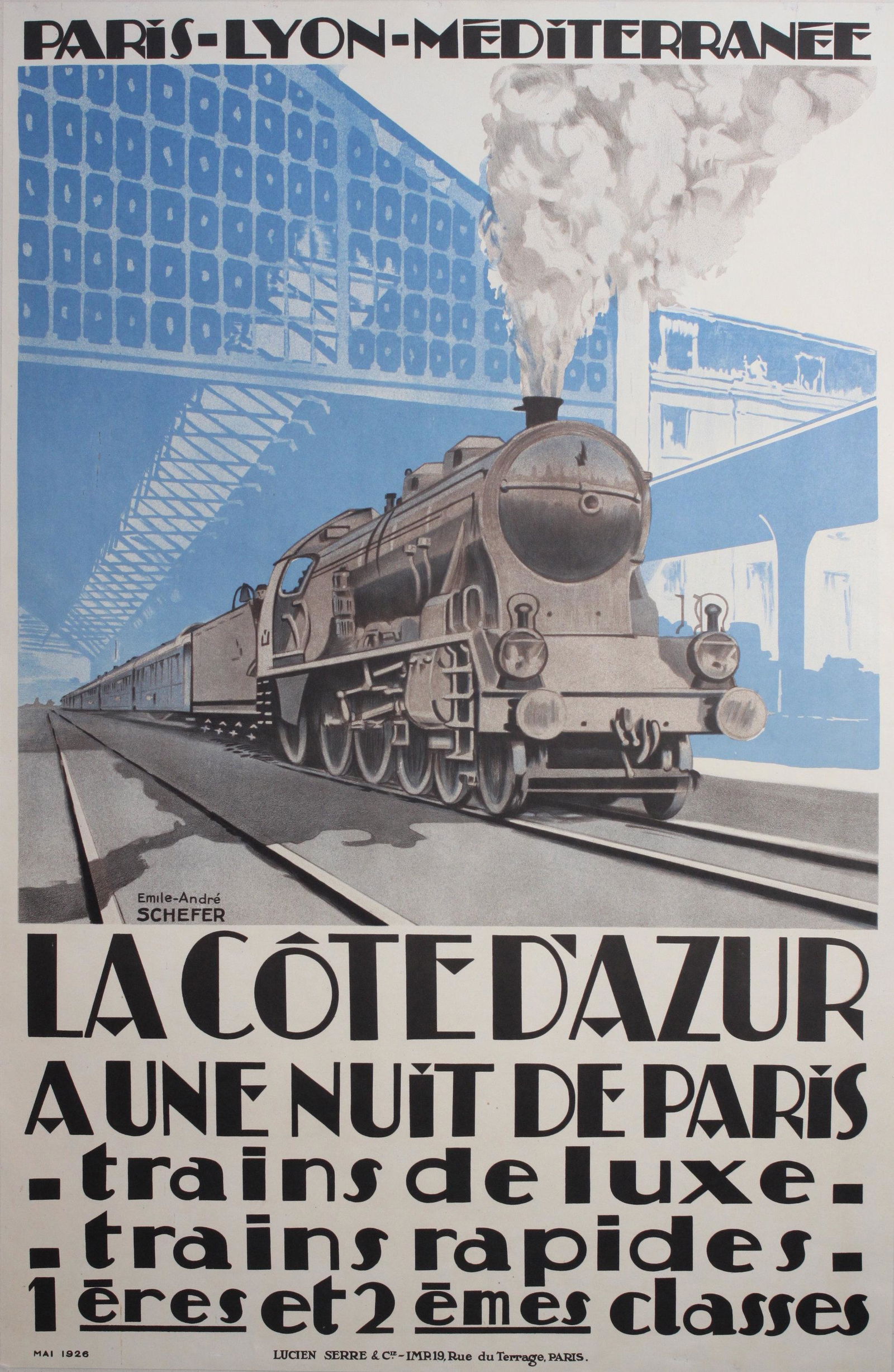 Emile-Andre Schefer (1896-1942) La Cote D~Azur, A Une (1 of 1)