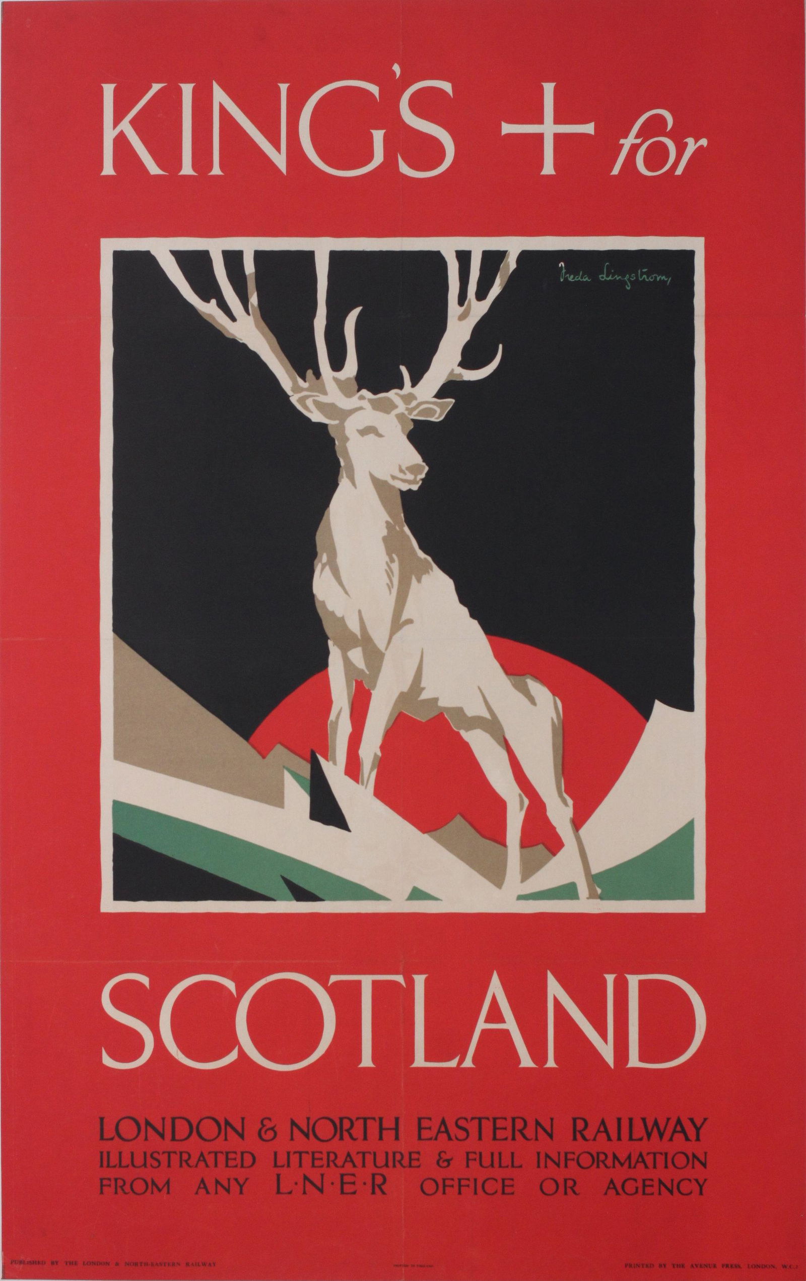Freda Lingstrom (1893-1989) King's  for Scotland, (1 of 1)