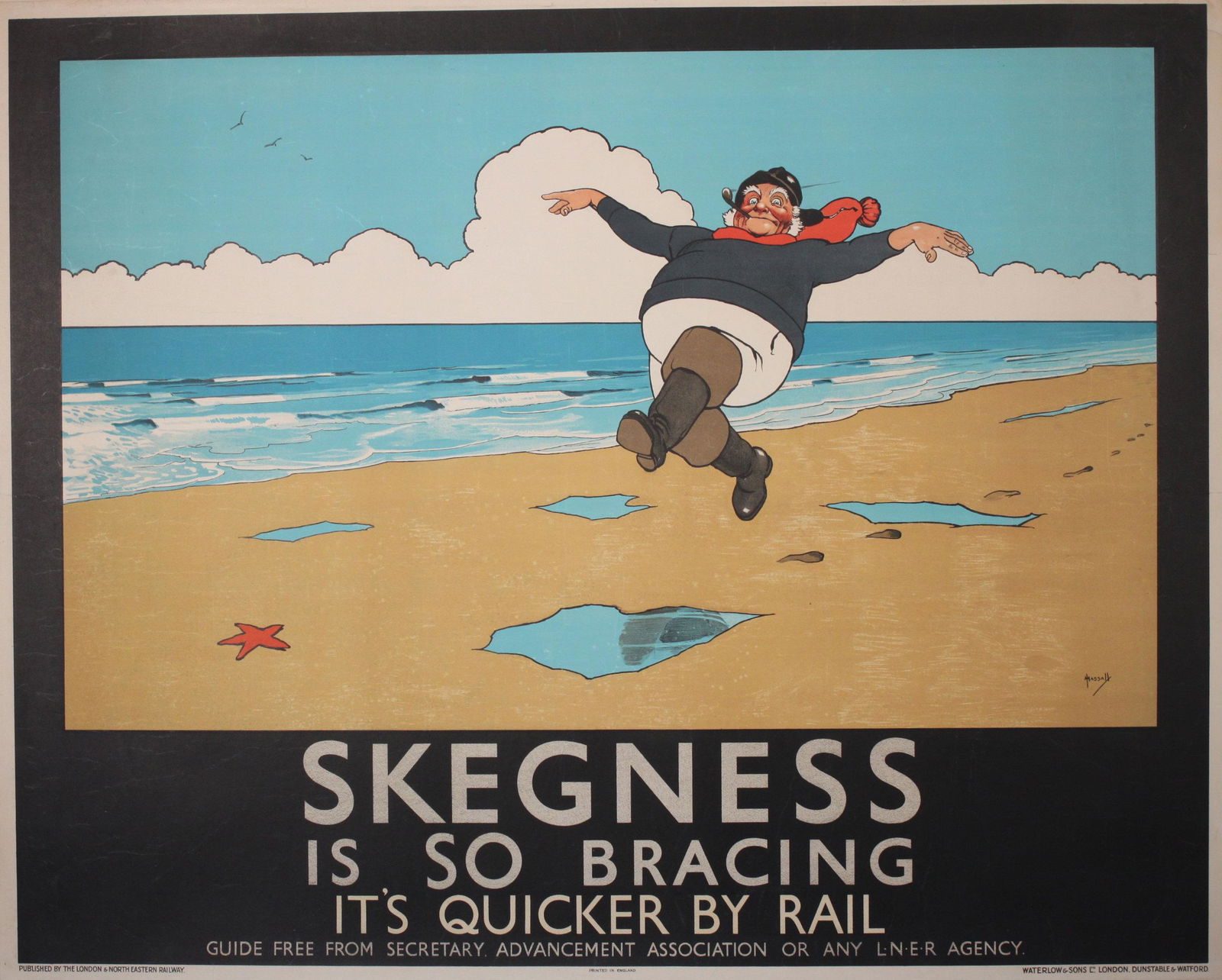 John Hassall (1868-1948) Skegness Is So Bracing, (1 of 1)