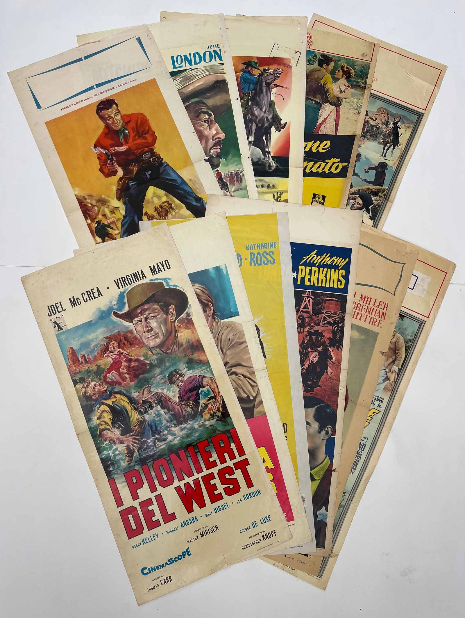 Italian Locandina posters, 13 no. mainly Westerns including Butch Cassidy, Carbina Williams, Im (1 of 1)