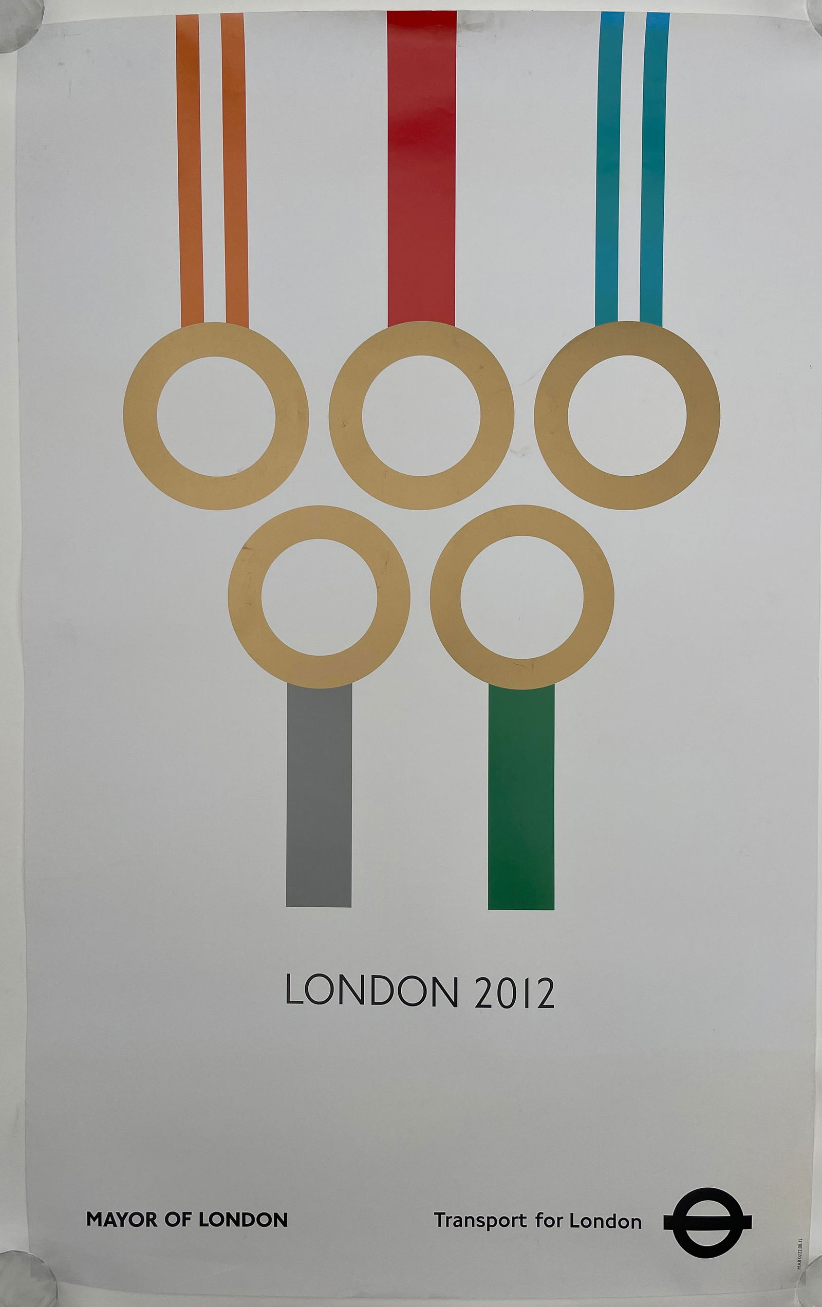Denise Jacobs London 2012 Olympics, original poster printed for LT 2012 - 102 x 63 cm (1 of 1)