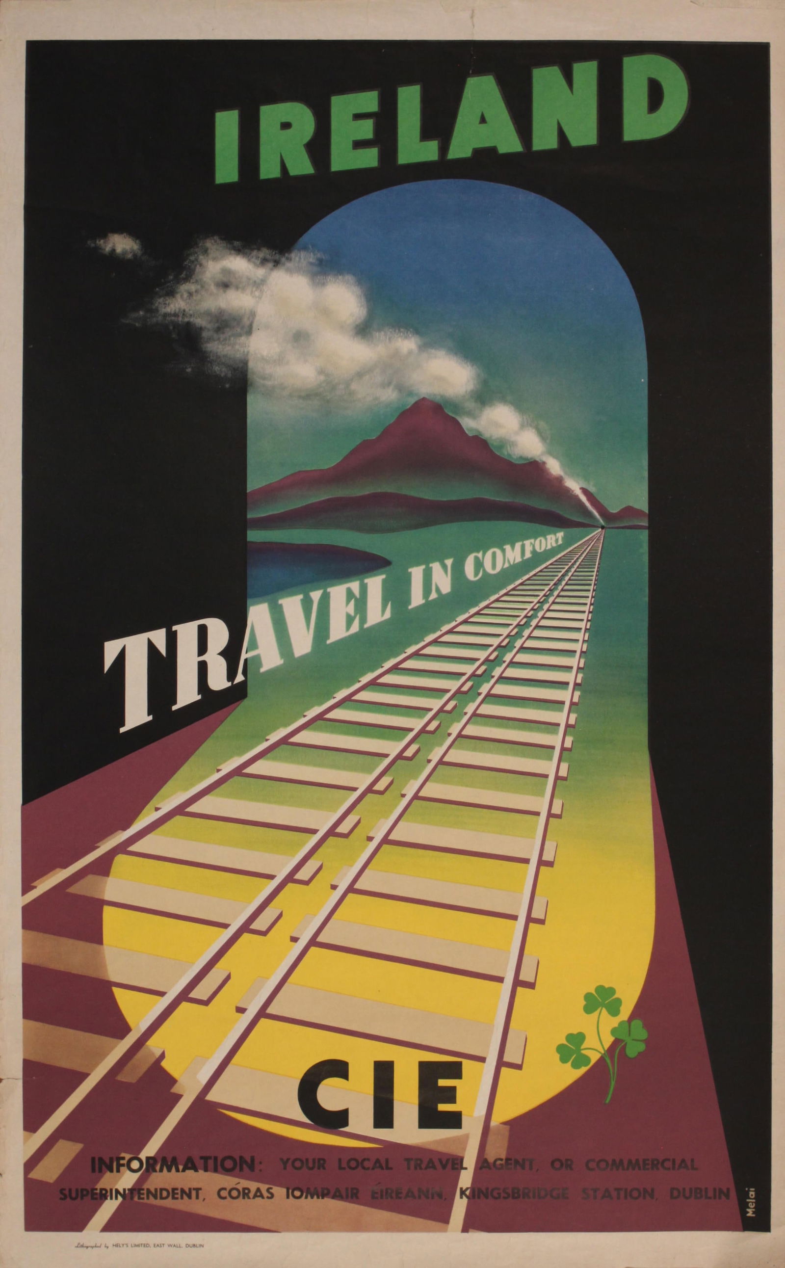 Guss Melai (1923 - 2000)  Ireland Travel In Comfort (1 of 1)