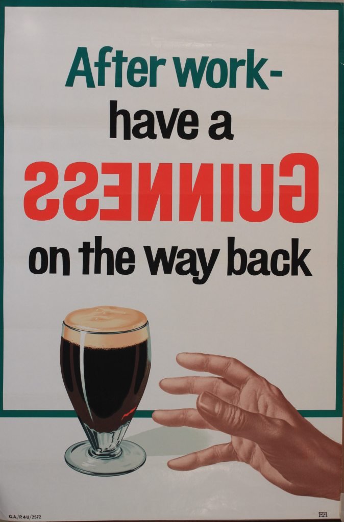 After Work - have a Guinness on the way back, origin: After Work - have a Guinness on the way back, original poster GA/P4U/2572 printed by Mills & Rockley - 153 x 102 cm; and one other Guinness poster (2)
