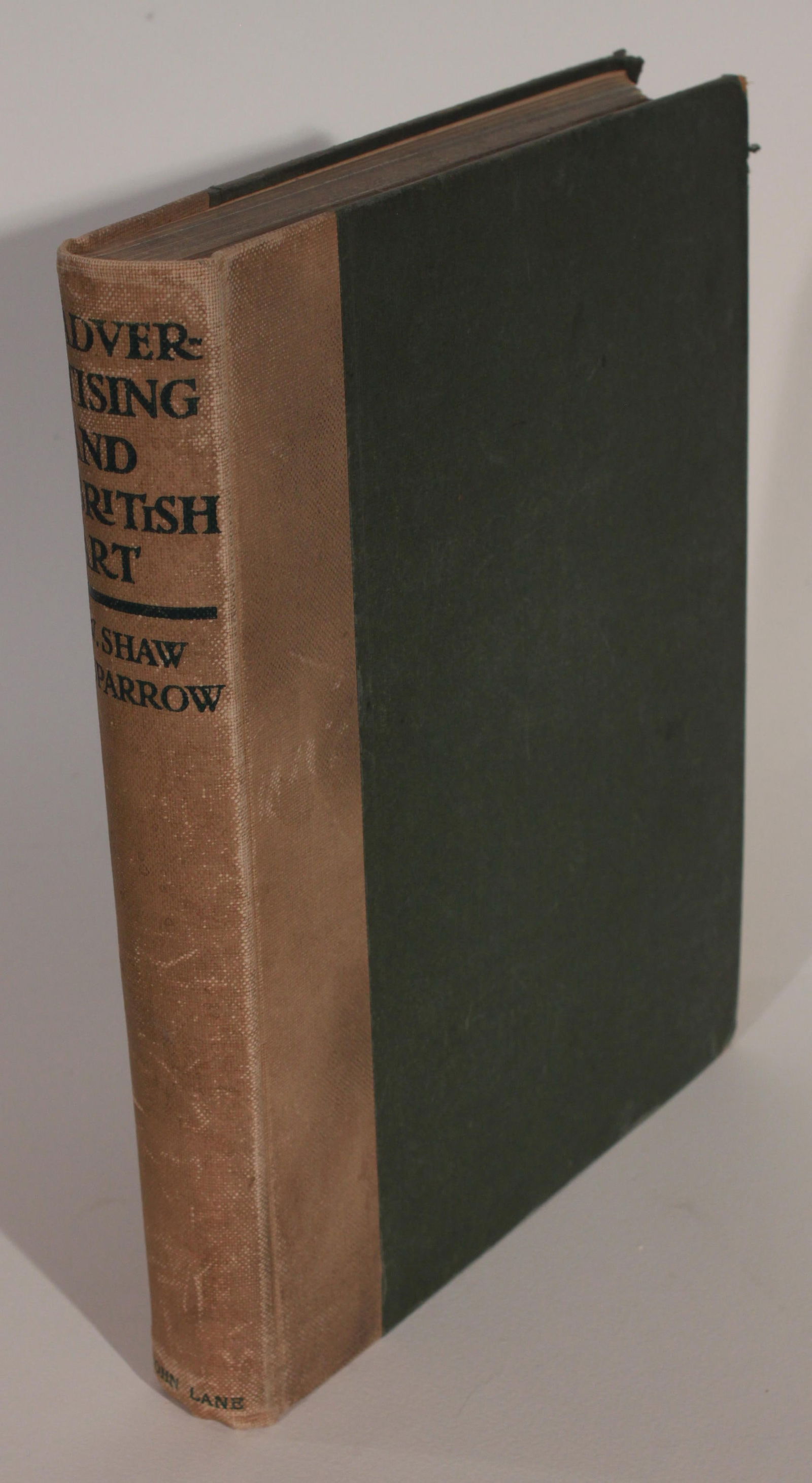 Walter Shaw Sparrow Advertising and British Art, first edition 1924 (1 of 2)