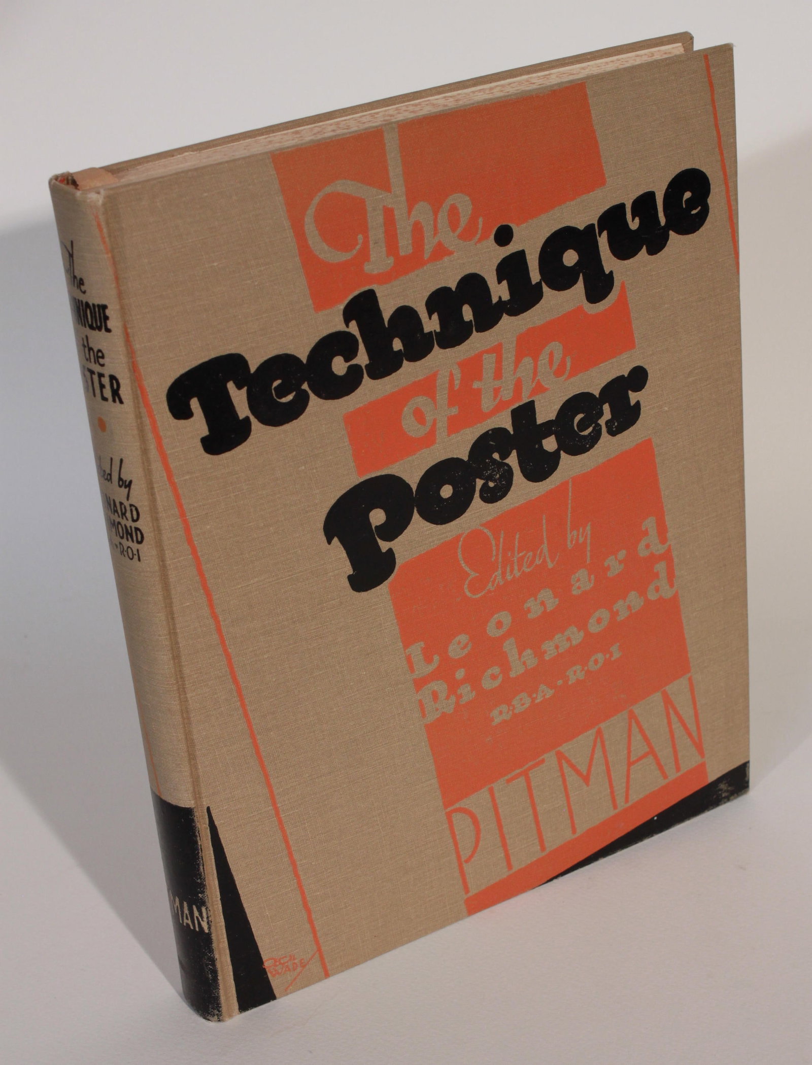 Leonard Richmond The Technique of the Poster, first edition 1933 (1 of 3)