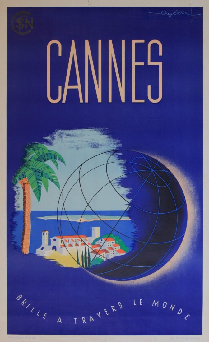 Guy Serre (dates unknown) Cannes Brille a travers le mo