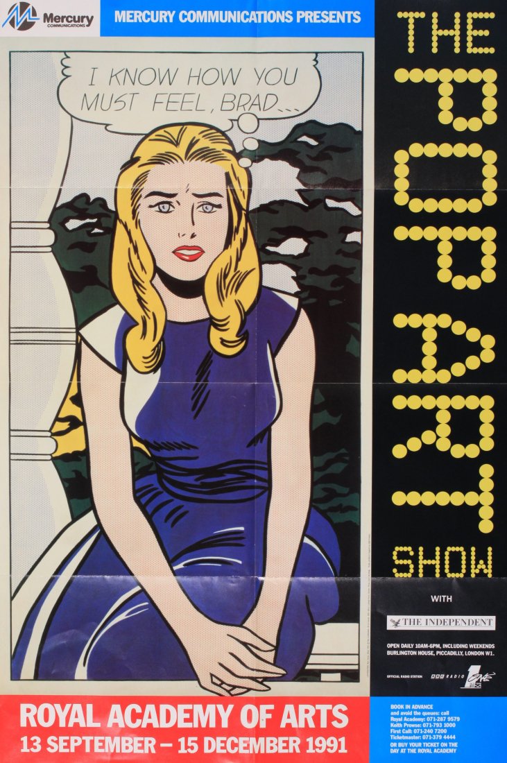 Tate Gallery and The Royal Academy Exhibitions, eight: Tate Gallery and The Royal Academy Exhibitions, eight including The Pop Art Show 1981, Peter Blake 1983, Chagall 1985, Lautrec 1989, Fauvre 1991 and Egon Schiele 1991, each 76 x 51 cm (8)