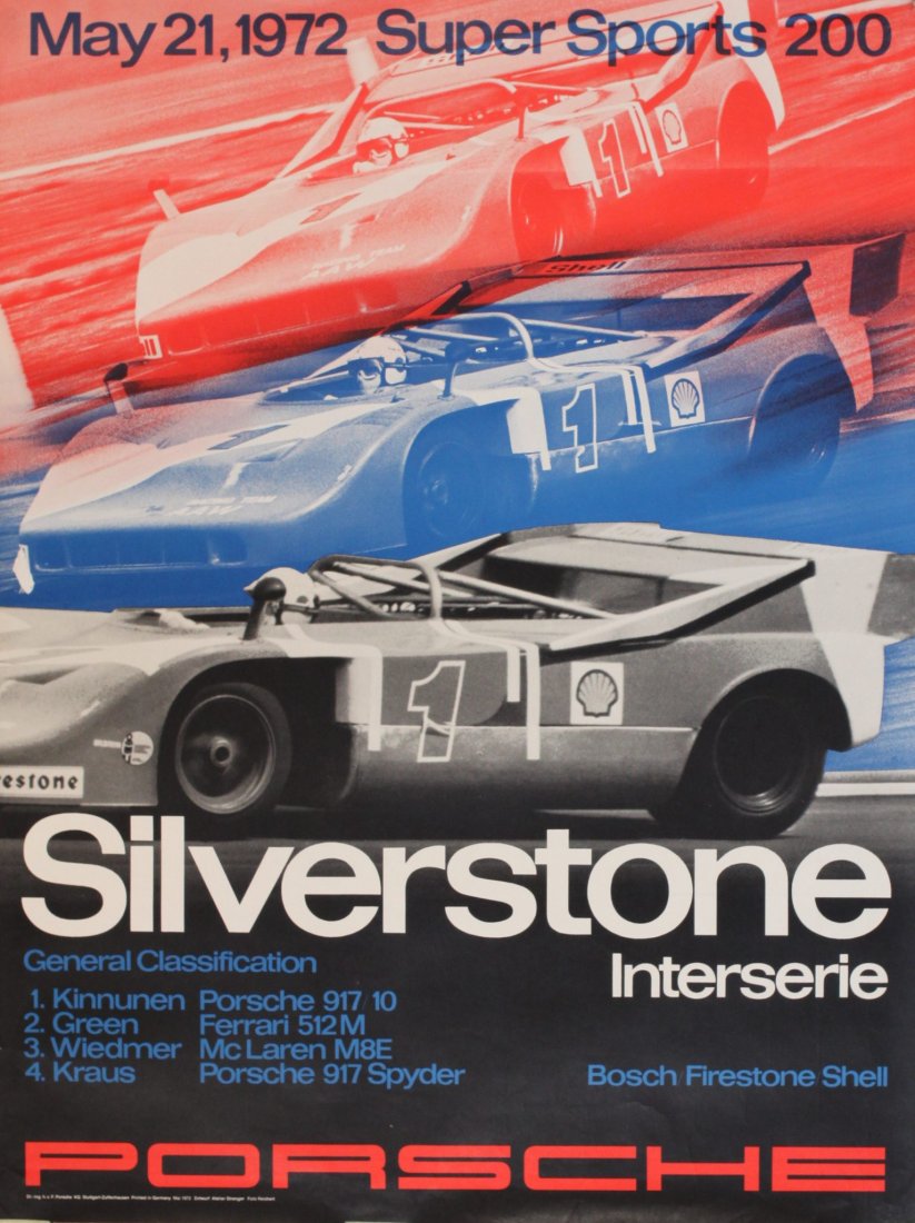 Porsche Factory Posters 1970-1973 (1 of 1)