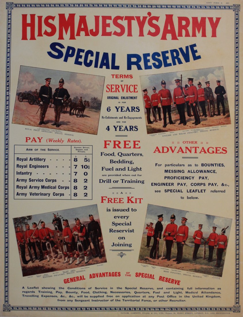 Attrib. Ernest Ibbetson (1877-1959) His Majesty's Army, (1 of 1)