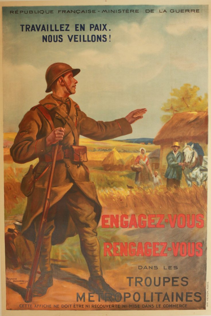 Raymond Desvarreux Engagez-vous dans les Troupes (1 of 1)