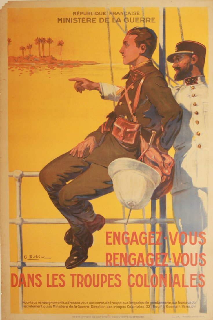G Dutriac Engagez-vous dans les Troupes Coloniales, (1 of 1)