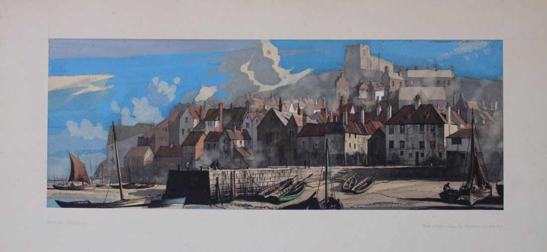 •Rowland Hilder (1905-1993) Whitby Yorkshire, original (1 of 1)