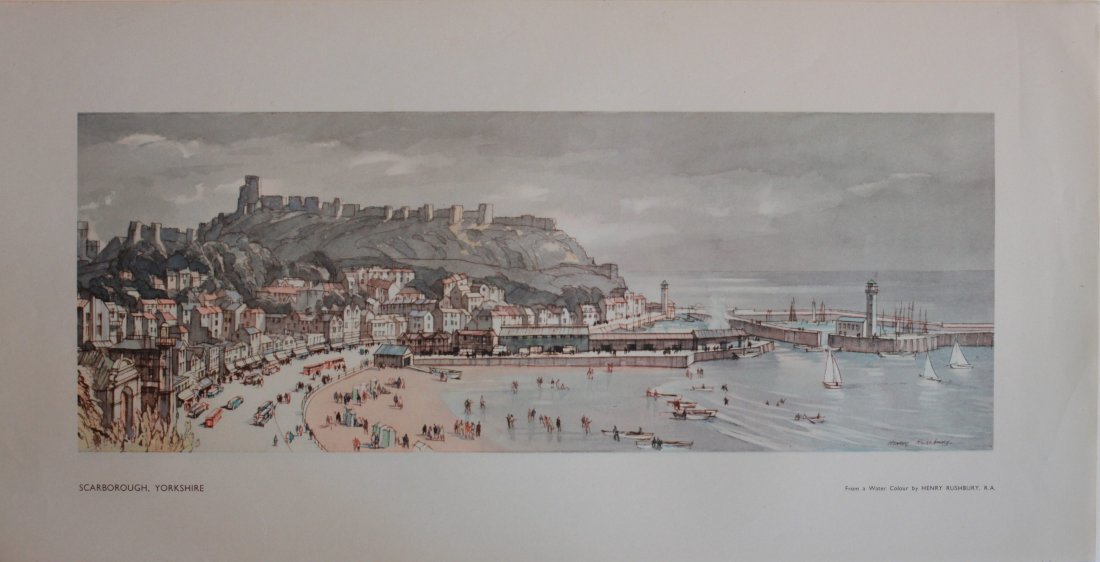 Henry Rushbury (1889-1968) Scarborough Yorkshire,  LNER (1 of 1)