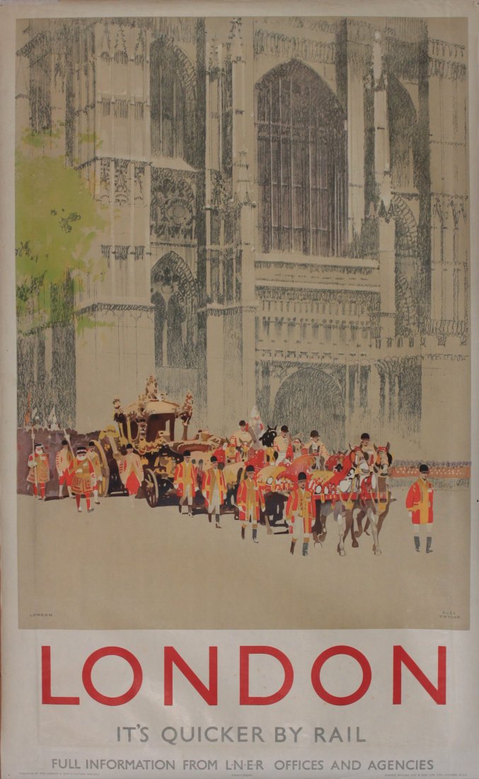 Fred Taylor (1875-1963) London, original poster printed (1 of 1)