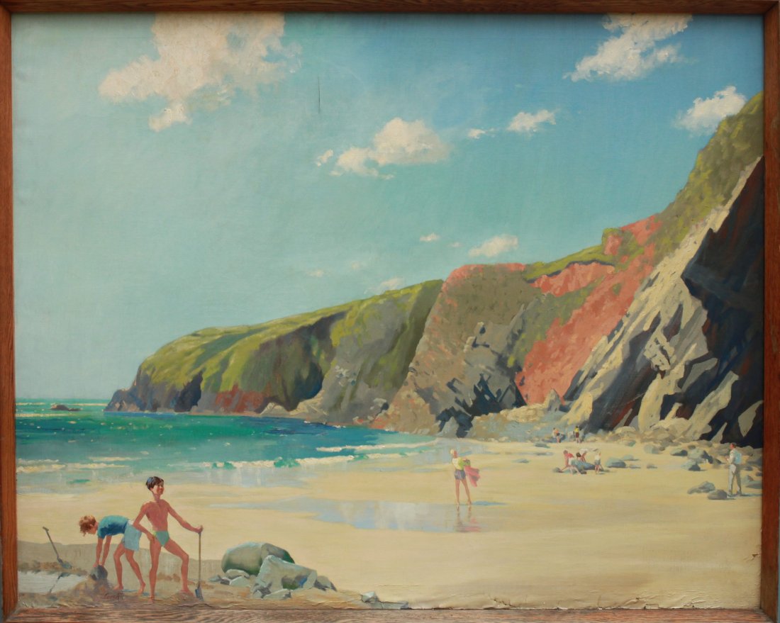•George Leech (1894-1966) Pembrokeshire Coast, original (1 of 2)