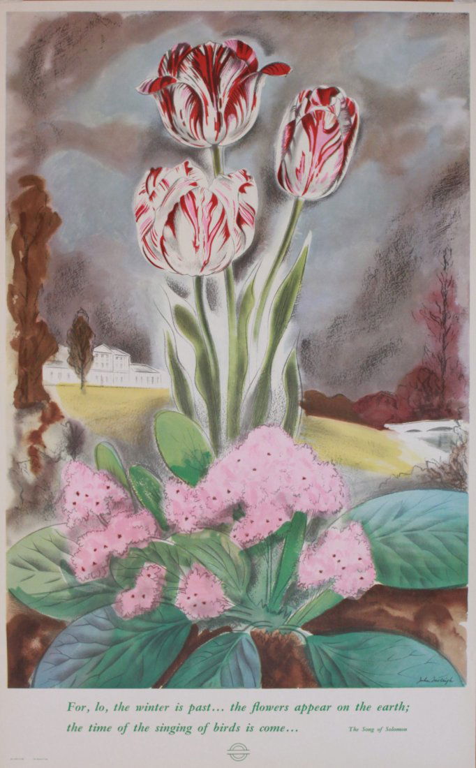 John Farleigh (1900-1965) Tulips at Kenwood, original (1 of 1)