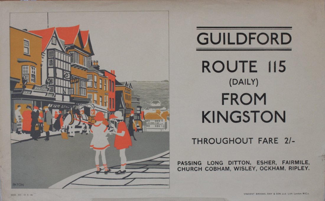 Paton (Dorothy fl. 1925-29) Guildford Route 115 From (1 of 1)