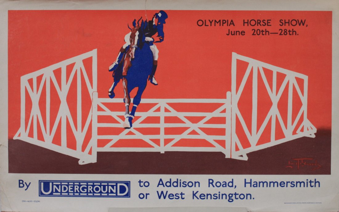Lionel Edwards (1878-1966) Olympia Horse Show  by (1 of 1)