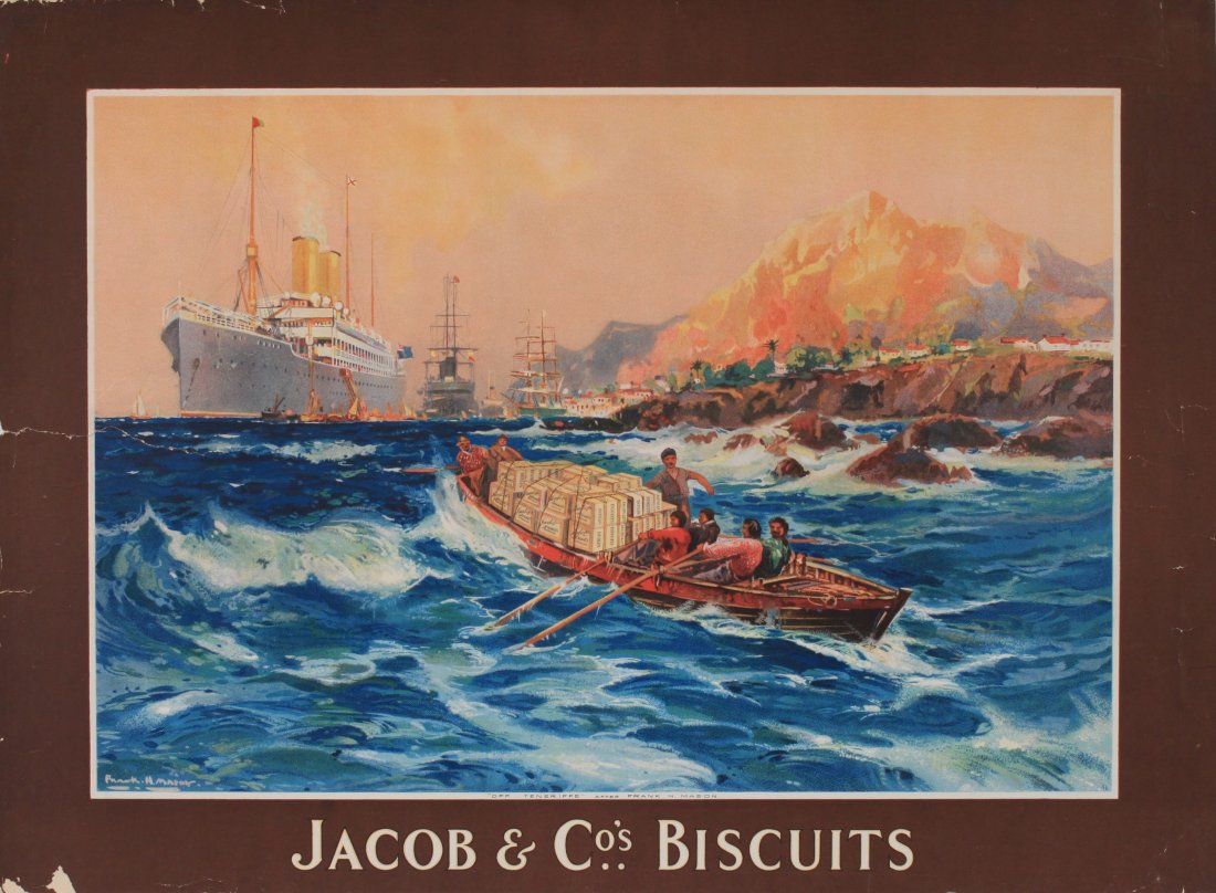 Frank H Mason (1876-1965) "Off Teneriffe" Jacob & Co~s (1 of 1)